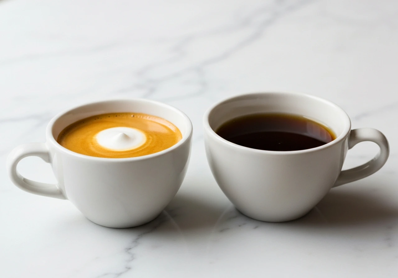 difference between espresso and Americano coffee