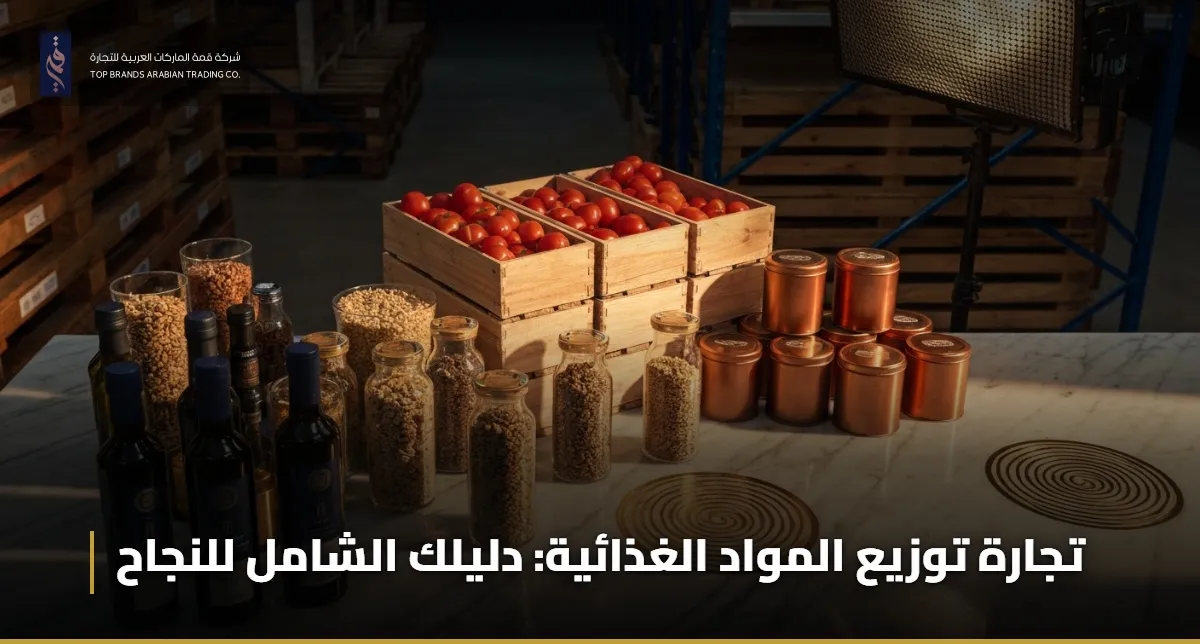 تجارة توزيع المواد الغذائية