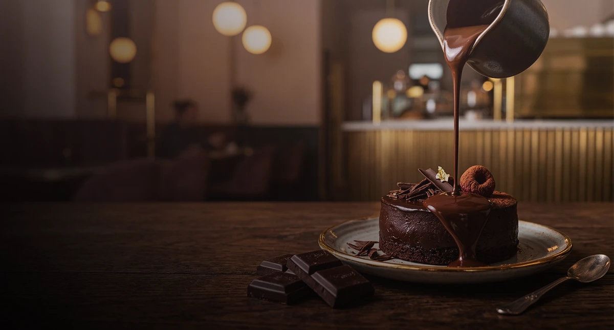 Premium ready brownies served in a café to enhance customer experience and increase sales